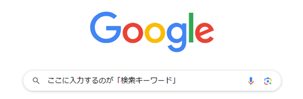 「検索キーワード」の説明